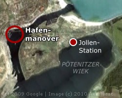 Segelschule Schött in Travemünde - Jollenstation in der Pötenitzer Wiek, Revier für die praktische Ausbildung für den Sportbootführerschein Binnen unter Segel